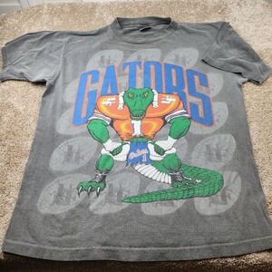 Vintage Sport Attack Florida Gators T-Shirt XL Gray Single Stitch Made in USA